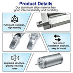 HyHaven 12V/24V High Speed Linear Actuator 202 lbs - 10mm/s IP54 Waterproof for RV Bed Lift & TV Lift