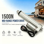 HyHaven 12V/24V Electric Linear Actuator 337 lbs - 6mm/s IP54 Waterproof for Solar Tracker, RV & Chicken Coop Door