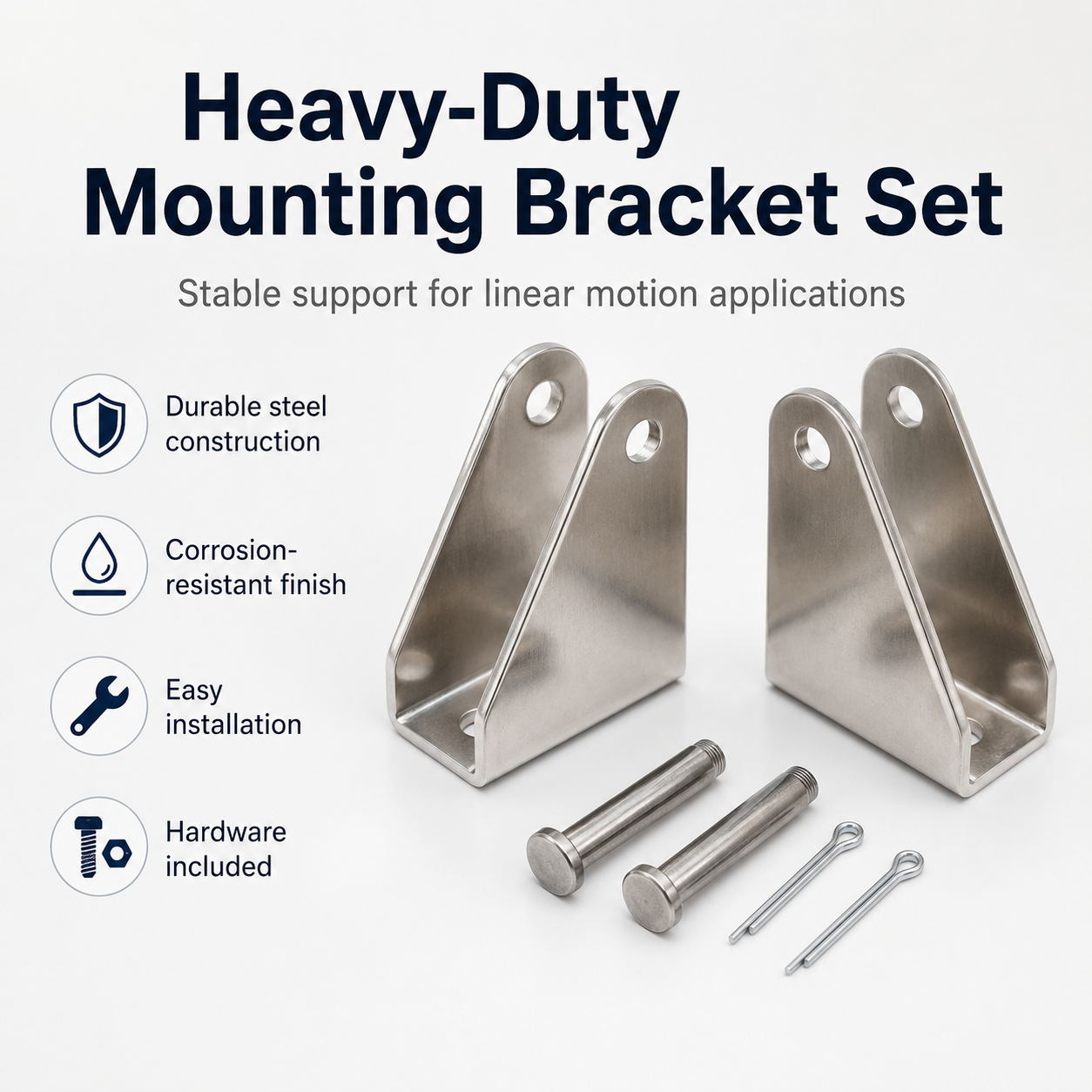 HyHaven angled linear actuator mounting bracket