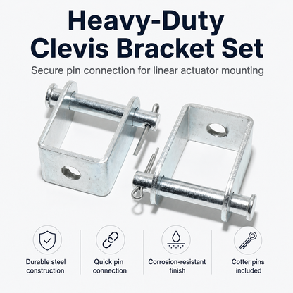 HyHaven U-shaped linear actuator clevis mounting bracket