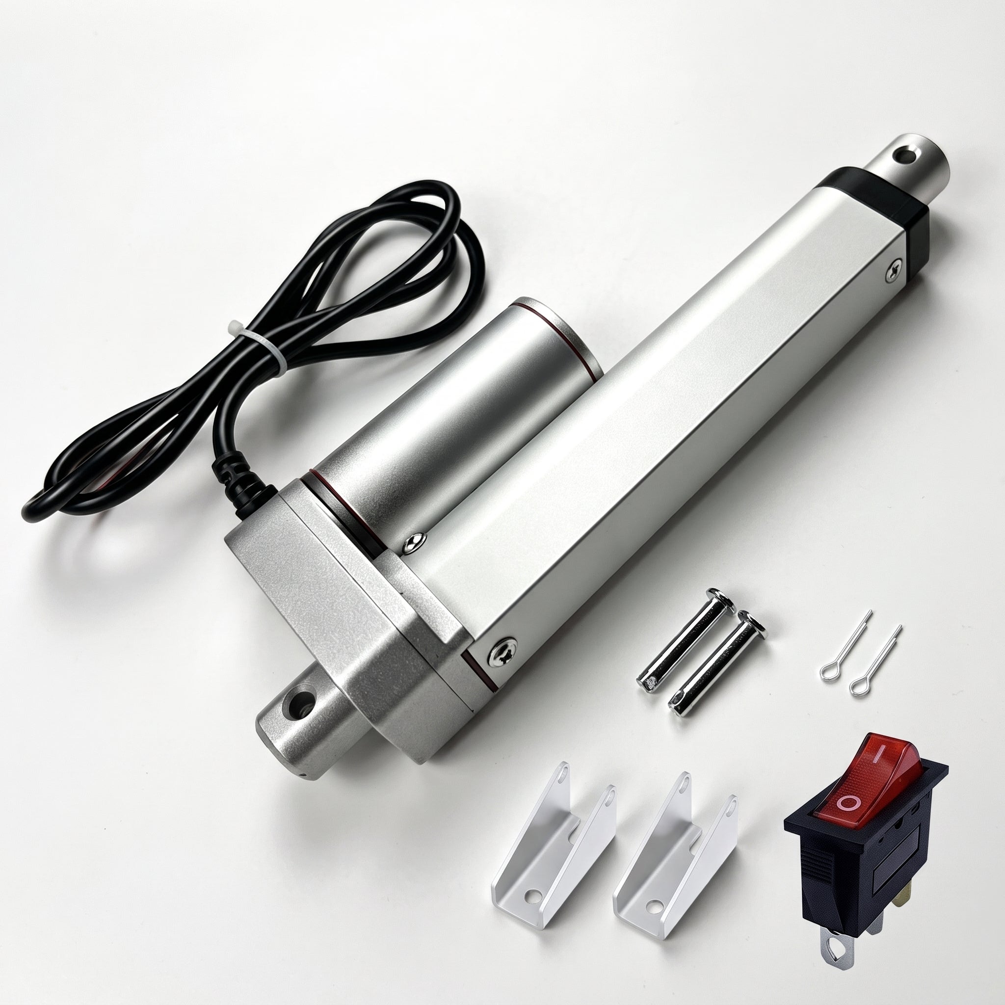 HyHaven 12V/24V High Speed Linear Actuator 202 lbs - 10mm/s IP54 Waterproof for RV Bed Lift & TV Lift