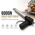 HyHaven 12V/24V Heavy Duty Linear Actuator 1320 lbs - 5mm/s IP54 Waterproof for Industrial, RV, Solar Tracker & Window Opener
